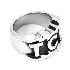 TCB Elvis Presley Biker Ring 316L Stainless Steel Jewelry Gold Silver-ASTROSHADEZ.COM-ASTROSHADEZ.COM