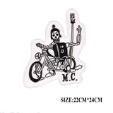 MONGOLS 1% FALLEN BROTHER MC Biker Patch Set Iron On Vest Jacket Rocker-ASTROSHADEZ.COM-ASTROSHADEZ.COM