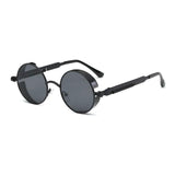 Unisex 'Bob Marley' Round Circle Sunglasses Astroshadez-ASTROSHADEZ.COM-Black Black-ASTROSHADEZ.COM