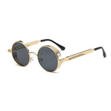 Unisex 'Bob Marley' Round Circle Sunglasses Astroshadez-ASTROSHADEZ.COM-Golden Black-ASTROSHADEZ.COM