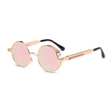 Unisex 'Bob Marley' Round Circle Sunglasses Astroshadez-ASTROSHADEZ.COM-Rose Gold Pink-ASTROSHADEZ.COM