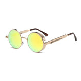 Unisex 'Bob Marley' Round Circle Sunglasses Astroshadez-ASTROSHADEZ.COM-Coffee Gold-ASTROSHADEZ.COM