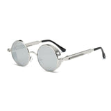 Unisex 'Bob Marley' Round Circle Sunglasses Astroshadez-ASTROSHADEZ.COM-Silver Silver-ASTROSHADEZ.COM