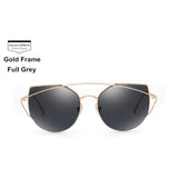 Womens 'Citrus' Cat Eye Metal Frame Sunglasses Astroshadez-ASTROSHADEZ.COM-Black-ASTROSHADEZ.COM