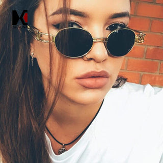 Womens 'Ari' Round Metal Frame Sunglasses Astroshadez-ASTROSHADEZ.COM-ASTROSHADEZ.COM