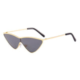 Unisex 'Senorita' Triangle Spanish Cat Eye Retro Sunglasses Astroshadez-ASTROSHADEZ.COM-Black-ASTROSHADEZ.COM