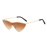 Unisex 'Senorita' Triangle Spanish Cat Eye Retro Sunglasses Astroshadez-ASTROSHADEZ.COM-Tea Gradient-ASTROSHADEZ.COM