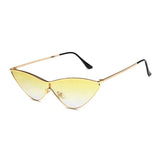 Unisex 'Senorita' Triangle Spanish Cat Eye Retro Sunglasses Astroshadez-ASTROSHADEZ.COM-Yellow Gradient-ASTROSHADEZ.COM