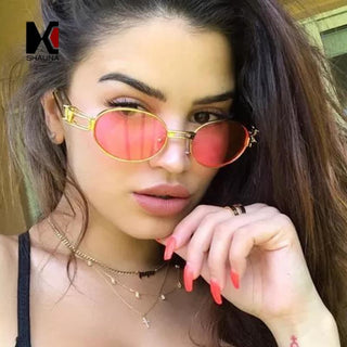 Womens 'Ari' Round Metal Frame Sunglasses Astroshadez-ASTROSHADEZ.COM-ASTROSHADEZ.COM