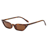 Unisex 'Venice' Vintage Retro Skinny Sunglasses Astroshadez-ASTROSHADEZ.COM-Leopard Tea-ASTROSHADEZ.COM