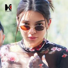 Unisex 'Kendall Jenner' Small Oval Shape Vintage Sunglasses Astroshadez-ASTROSHADEZ.COM-ASTROSHADEZ.COM