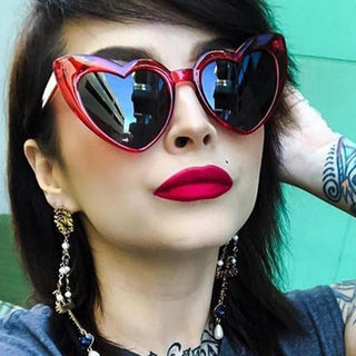 Unisex 'Lover' Large Heart Shaped Sunglasses Astroshadez-ASTROSHADEZ.COM-ASTROSHADEZ.COM