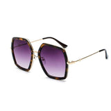 Womens 'Jennifer Lopez' X-Large Square Sunglasses Astroshadez-ASTROSHADEZ.COM-Leopard-ASTROSHADEZ.COM