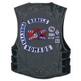 NOMADS PATCH SET MC MOTORCYCLE JACKET VEST IRON ON DARK BLUE 1%-ASTROSHADEZ.COM-ASTROSHADEZ.COM