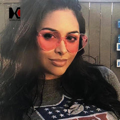 Unisex 'Mi Amor' Heart Shaped Rimless Clear Sunglasses Astroshadez-ASTROSHADEZ.COM-ASTROSHADEZ.COM