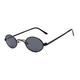 Unisex 'Kendall Jenner' Small Oval Shape Vintage Sunglasses Astroshadez-ASTROSHADEZ.COM-Black Black-ASTROSHADEZ.COM