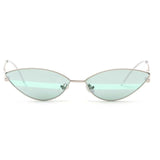 Womens 'Ninja' Small Sharp Sunglasses Astroshadez-ASTROSHADEZ.COM-Green Stripe-ASTROSHADEZ.COM