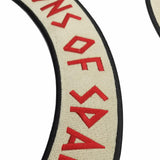 SONS OF SPARTA MC CREW BIKE IRON PATCHES PATCH SET-ASTROSHADEZ.COM-ASTROSHADEZ.COM