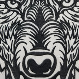 Lone Wolf Head Tattoo MC Biker Patch Set Iron On Vest Jacket Rocker Hells LARGE XL-ASTROSHADEZ.COM-ASTROSHADEZ.COM