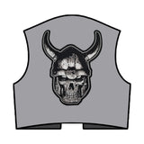 Viking Warrior Skull XL LARGE MC Biker Patch Set Iron On Vest Jacket Rocker Hells-ASTROSHADEZ.COM-ASTROSHADEZ.COM
