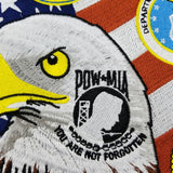 NEVER FORGET FALLEN HEROES NAVY ARMY MILITARY MC Biker Patch Set Iron On Vest Jacket Rocker Hells-ASTROSHADEZ.COM-ASTROSHADEZ.COM