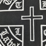 Black Label Order Cross MC Biker Patch Set Iron On Vest Jacket Rocker Hells XL LARGE-ASTROSHADEZ.COM-ASTROSHADEZ.COM
