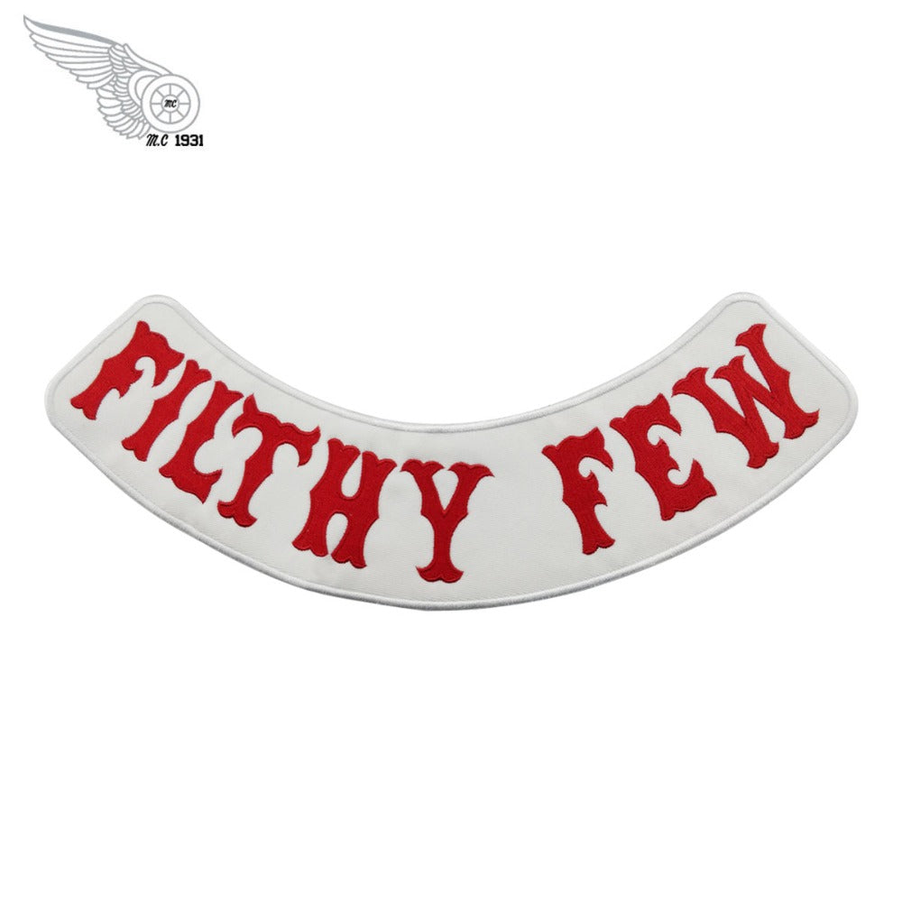 FILTHY FEW HA Angels MC Biker Patch Set Iron On Vest Jacket Rocker
