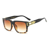 Mens 'Lebron LBJ' Square Sunglasses Astroshadez-ASTROSHADEZ.COM-Black Leopard-ASTROSHADEZ.COM