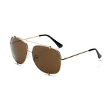 Womens 'Jennifer Lopez' Aviator Sunglasses Astroshadez-ASTROSHADEZ.COM-Dark Brown-ASTROSHADEZ.COM