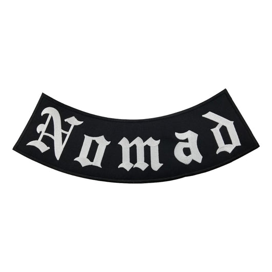 NOMAD Outlaw MC Biker Patch Set Iron On Vest Jacket Rocker Hells-ASTROSHADEZ.COM-ASTROSHADEZ.COM