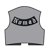NOMAD Outlaw MC Biker Patch Set Iron On Vest Jacket Rocker Hells-ASTROSHADEZ.COM-ASTROSHADEZ.COM
