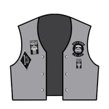 7PCS/Set Sons of Anakin Stormtrooper Biker Patch Set Iron on Vest Jacket Rocker-ASTROSHADEZ.COM-ASTROSHADEZ.COM