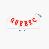 QUEBEC IRON ON ROCKER BIKER MOTORCYCLE MC HA PATCH-ASTROSHADEZ.COM-ASTROSHADEZ.COM