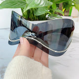 Celebrity 'Kim K' Y2K Large Futuristic Big Bug Eye Sunglasses Astroshadez