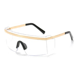 Mens 'Tyga' Large Shielded Futuristic Sunglasses Astroshadez