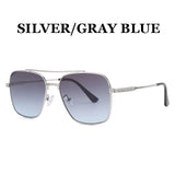 Men's Large Square Aviator 'The Rock' Johnson Celebrity Sunglasses