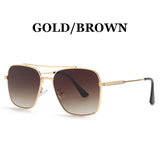 Men's Large Square Aviator 'The Rock' Johnson Celebrity Sunglasses