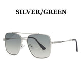 Men's Large Square Aviator 'The Rock' Johnson Celebrity Sunglasses
