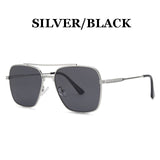 Men's Large Square Aviator 'The Rock' Johnson Celebrity Sunglasses