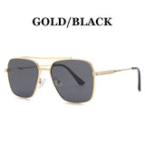 Men's Large Square Aviator 'The Rock' Johnson Celebrity Sunglasses