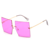 Womens 'Madonna' Square Clear Sunglasses Astroshadez