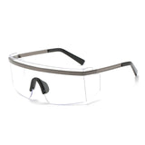 Mens 'Tyga' Large Shielded Futuristic Sunglasses Astroshadez