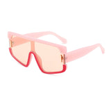 Womens 'Kiwi' Big Frame Flat Sunglasses