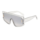 Womens 'Kiwi' Big Frame Flat Sunglasses