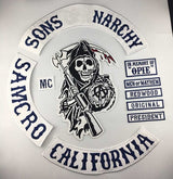 California Motorcycle Club Patch Set-Patches-ASTROSHADEZ.COM-45cm anarchy-ASTROSHADEZ.COM