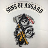 California Motorcycle Club Patch Set-Patches-ASTROSHADEZ.COM-Gold anarchy-ASTROSHADEZ.COM