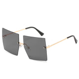 Womens 'Madonna' Square Clear Sunglasses Astroshadez