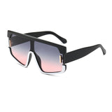 Womens 'Kiwi' Big Frame Flat Sunglasses