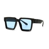 Unisex Square 'Kirk' Chrome Silver Sunglasses Astroshadez