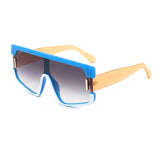 Womens 'Kiwi' Big Frame Flat Sunglasses